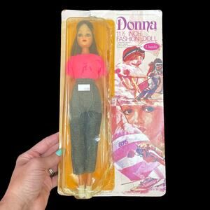 Uneeda Donna Fashion Doll 11.5" Vintage 1970s Original Packaging #1976 READ